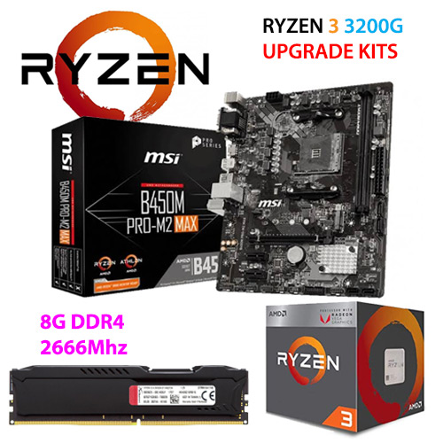 Vel limiet machine AMD Ryzen3 3200G Upgrade Kits - PCD International